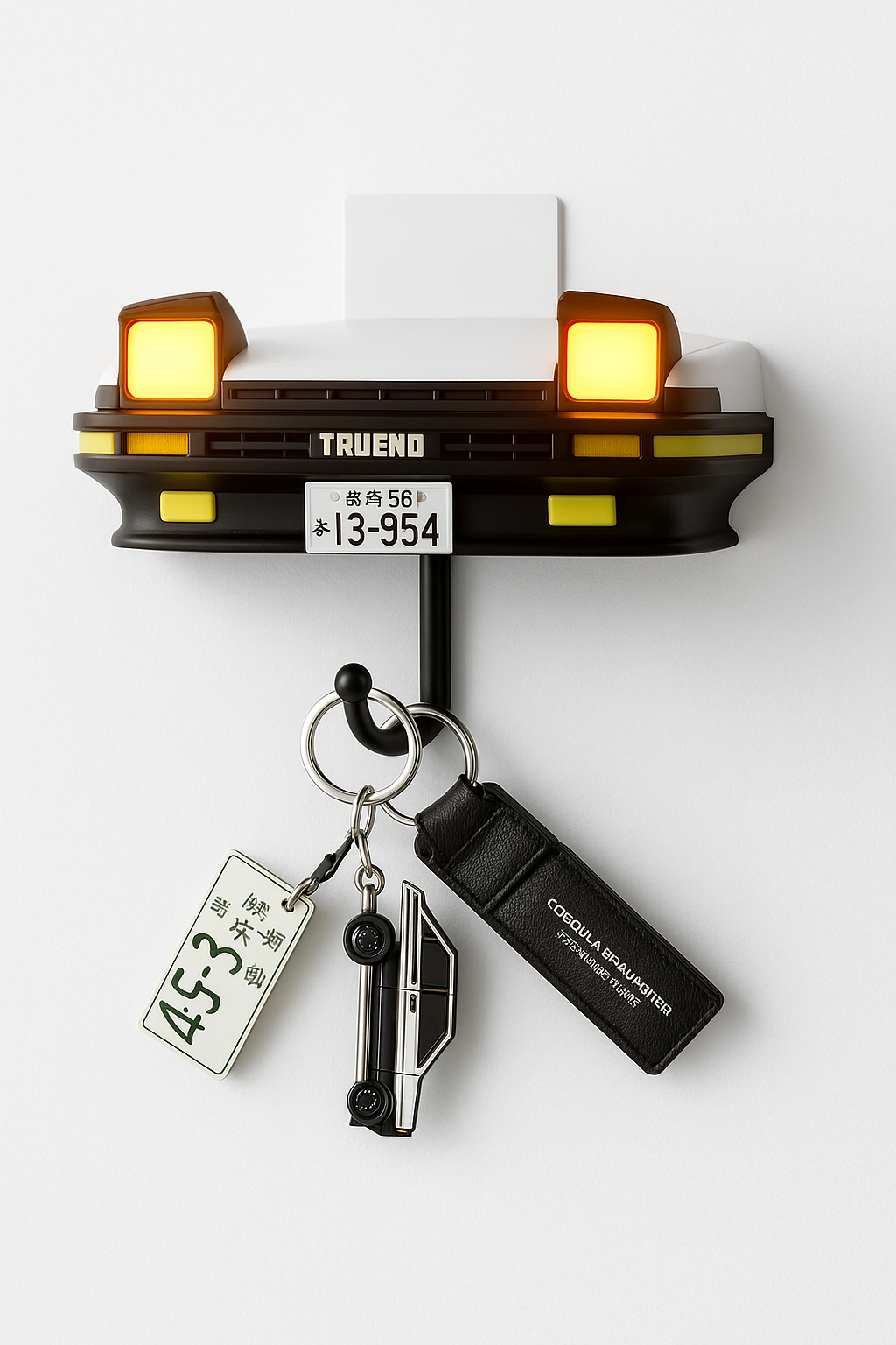 Coche cuelga llaves con luz