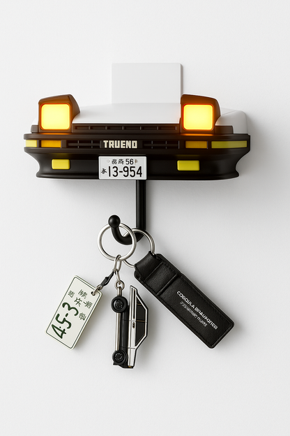 Coche cuelga llaves con luz