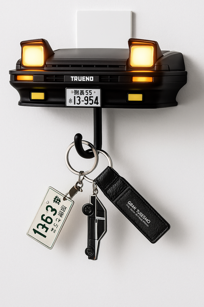 Coche cuelga llaves con luz